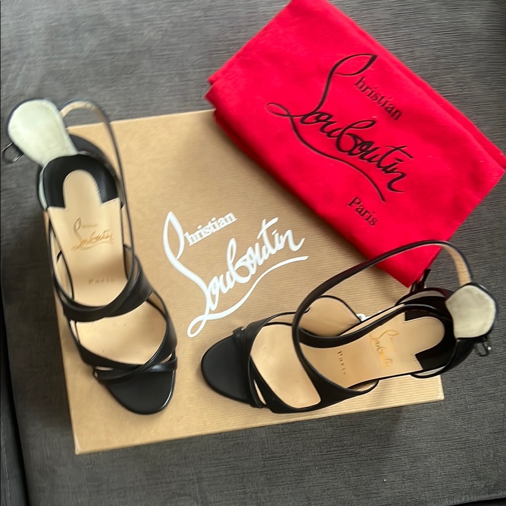 Christian Louboutin Black Women's Sandals